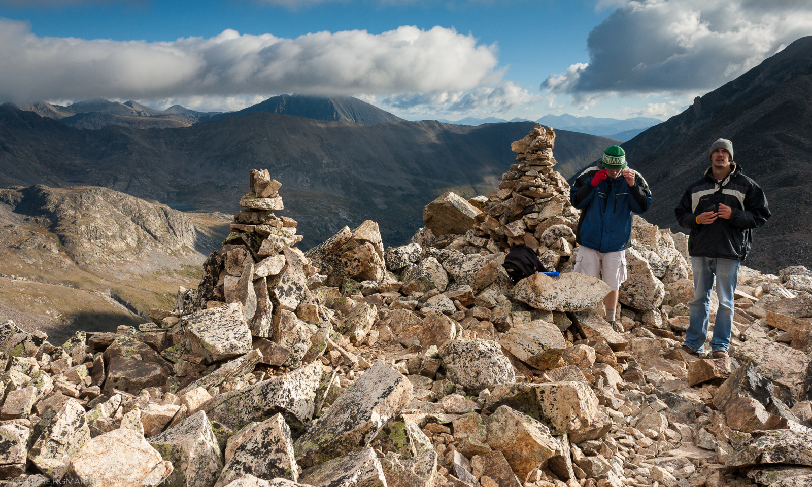 Photo 9 - Taking a break next to some large cairns